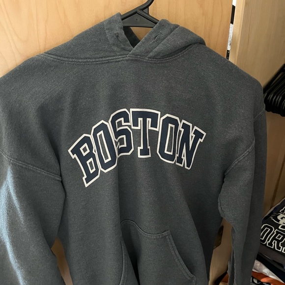 Mens Vintage “Boston” Hoodie - Picture 1 of 3